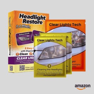 Headlight Restorer 3-Step Process Kit