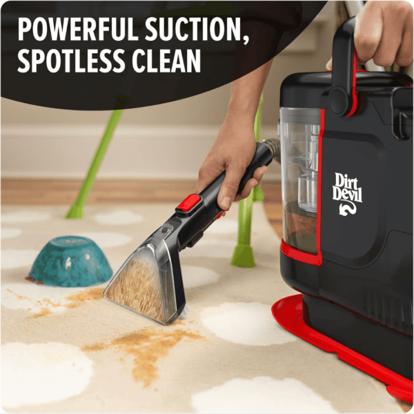 Dirt Devil Portable Compact Carpet Cleaner - Image 3