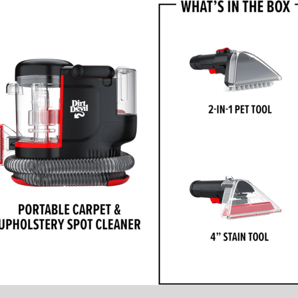 Dirt Devil Portable Compact Carpet Cleaner - Image 2