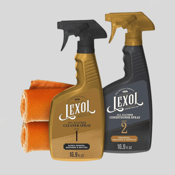 Lexol Foaming All Leather Cleaner and Conditioner Kit