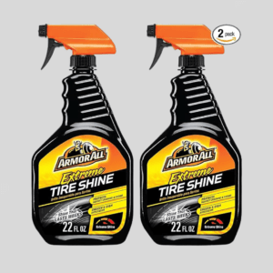 Armor All Car Tire Shine, One-Step Tire Shine Spray for Precise, Even Shine and Minimal Overspray - 2 Count