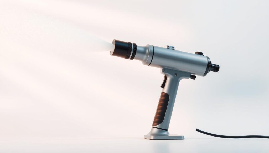 A well-designed foam cannon with a sleek, metallic body standing prominently against a clean, bright background. The cannon's nozzle is positioned at a slight angle, ready to unleash a thick, foamy spray. Rays of warm, directional lighting accentuate the cannon's contours, creating a sense of depth and highlighting its high-quality construction. The scene exudes a professional, yet approachable atmosphere, showcasing the foam cannon's potential to deliver an efficient and enjoyable car detailing experience. A well-designed foam cannon with a sleek, metallic body standing prominently against a clean, bright background. The cannon's nozzle is positioned at a slight angle, ready to unleash a thick, foamy spray. Rays of warm, directional lighting accentuate the cannon's contours, creating a sense of depth and highlighting its high-quality construction. The scene exudes a professional, yet approachable atmosphere, showcasing the foam cannon's potential to deliver an efficient and enjoyable car detailing experience.