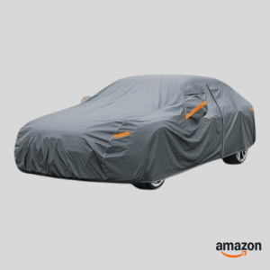 All-weather 16-layer waterproof car cover with soft lining, windproof straps, and UV protection. Shields your car from rain, dust, snow, and sun.